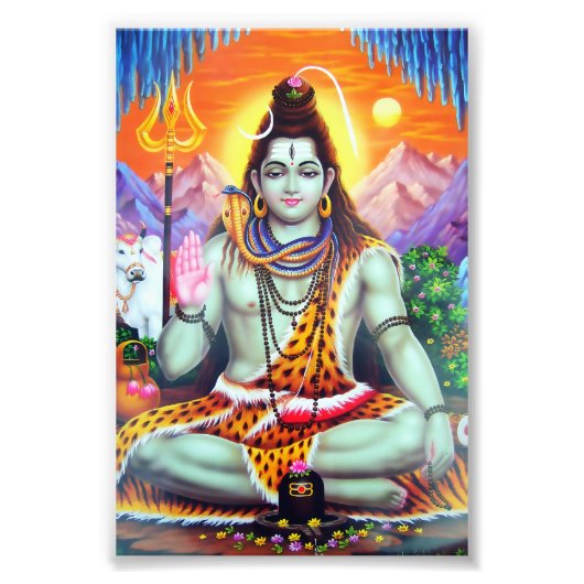 Shiva Print (4 x 6 inch) - versie 4 Foto Afdruk (Voorkant)