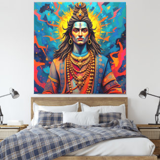 SHIVA THE DESTROYER-2 CANVAS AFDRUK