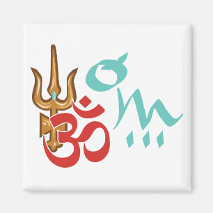 Shiva Trishula OM Magneet