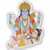 Shiva & Vishnu Stickers – Divine Spiritual Sticker (Devant)