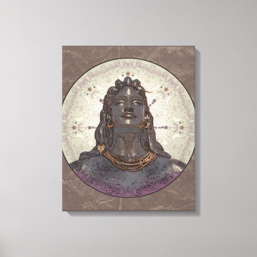 SHIVA ~ Wrapped Canvas Afdruk (Voorkant)