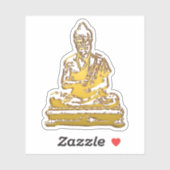 Shivago Komarpaj Buddha van het Thaise bloedbad Sticker (Vel)