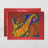Shivan Dragon Briefkaart (Voorkant / Achterkant)