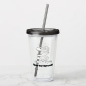 Shiver Me Theropods!- T. rex Skull en Crossbones Acryl Drinkbeker (Achterkant)