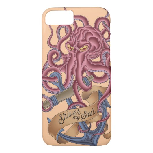 Shiver My Soul | Octopus Tatto Case-Mate iPhone Case (Achterkant)