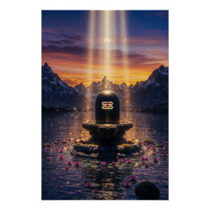 Shivling Lord Shiva Perfect Poster