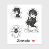 Shizuku Murazaki chasseur x chasseur autocollant p (Feuille)