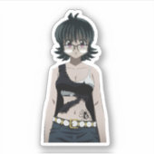 shizuku murazaki hunter x hunter anime sticker (Voorkant)