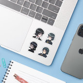 Shizuku Murazaki hunter x hunter anime sticker pac (Laptop met iPhone)