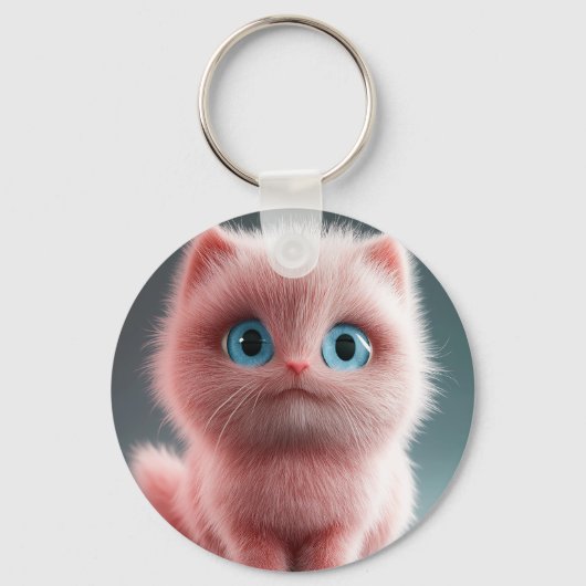 Shmu - De roze kat Sleutelhanger (Voorkant)