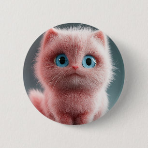 Shmu - De roze kitty Ronde Button 5,7 Cm