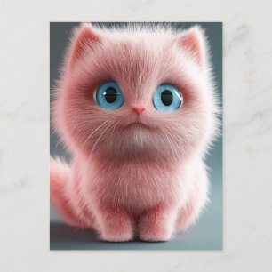 Shmu - Het roze kat Briefkaart