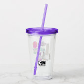 Shnitzel, Mung, Chowder en Truffels Acryl Drinkbeker (Achterkant)