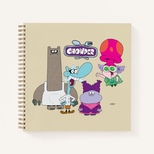 Shnitzel, Mung, Chowder en Truffels Notitieboek (Voorkant)