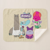 Shnitzel, Mung, Chowder en Truffels Sherpa Deken (Voorkant (horizontaal))