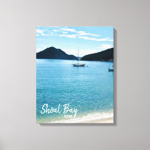 Shoal Bay Port Stephens NSW Canvas Afdruk