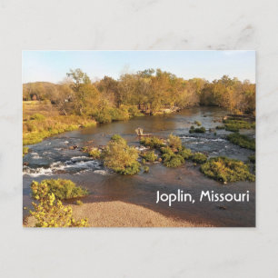 Shoal Creek in Joplin Missouri Autumn Season Briefkaart