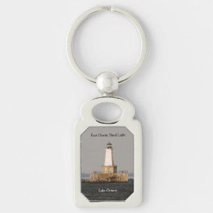 Shoal Light metal key chain East Charity Sleutelhanger