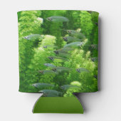 Shoal of Transparent Silver Fish Blikjeskoeler (Achterkant)