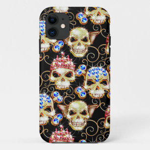 Shock & Awe Bling Schedels iPhone 5 Hoesje