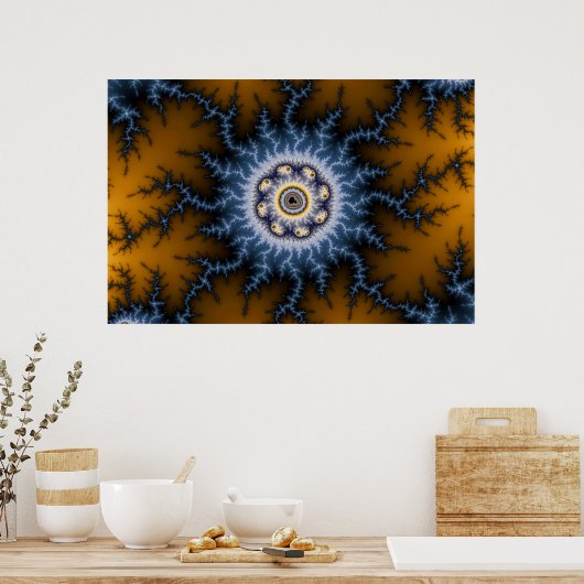 Shock - Fractal Poster (Keuken)