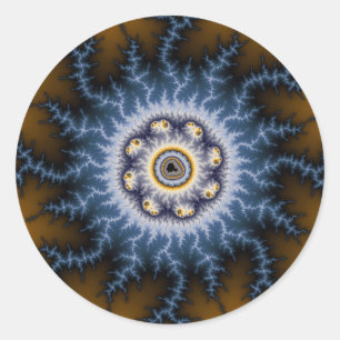 Shock - Fractal Ronde Sticker