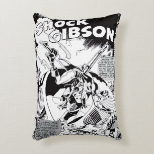 'SHOCK Gibson' Bande dessinée action Coussin