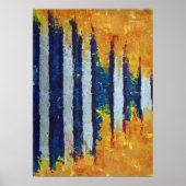 Shock Wave, Sound Wave, Modern Abstract Fine Art Poster (Voorkant)