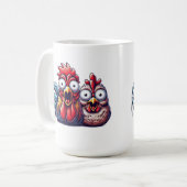 Shocked Barnyard Duo Mug Koffiemok (Voorkant links)