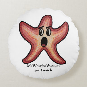 Shocked Star, MeWarriorVrouw op Twitch Ronde Pil Rond Kussen