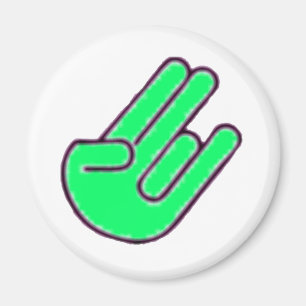 Shocker Hand-symbool Magneet