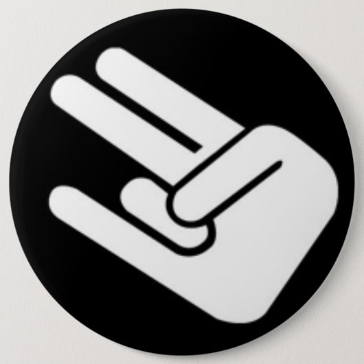 Shocker Pin Ronde Button 6,0 Cm (Voorkant)