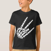 Shocker Skeleton Hand T-shirt (Voorkant)