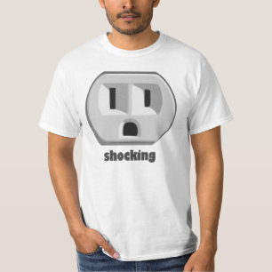 Shocking Electricity Wall Outlet T-shirt