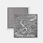 Shockoe Slip Square [vierkant] Magneet (Voorkant / Achterkant)