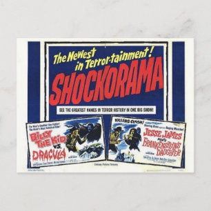 Shockorama double dracula mfrankenstein briefkaart