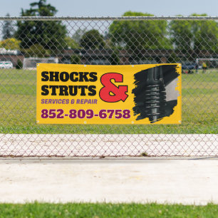 Shocks and Struts Services Aangepaste banner