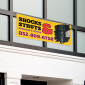 Shocks and Struts Services Aangepaste banner (Buitenkant Gebouw)