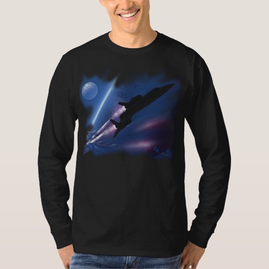 SHOCKWAVE II T-SHIRT foncé de l'aéronef (Devant)