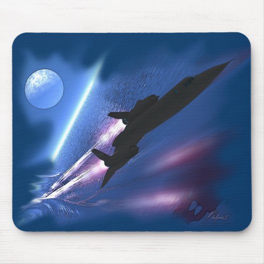 SHOCKWAVE II Vliegtuig Mousepad Muismat (Voorkant)