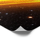 Shockwave of Gold in Space Poster (Coin)
