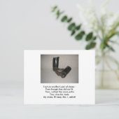 SHOE BRIEFKAART (Staand voorkant)