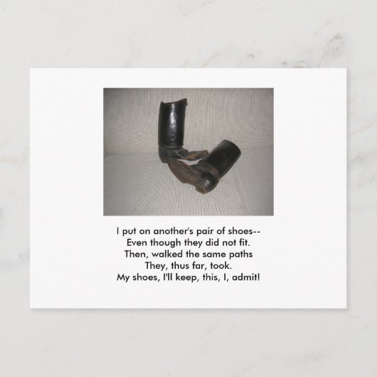 SHOE BRIEFKAART (Voorkant)