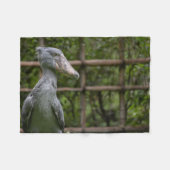 Shoebill (Balaeniceps rex) Fleece Deken (Voorkant (Horizontaal))