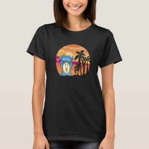 Shoebill Bird Summer Sunset Mayan Bird African Bi T-shirt