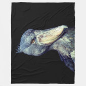 Shoebill Fleece Deken (Voorkant)