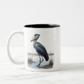 Shoebill Stork Tweekleurige Koffiemok (Links)