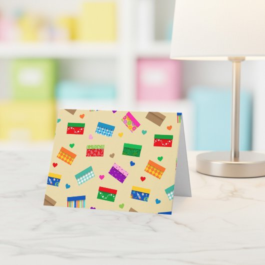 Shoebox Love Carte de remerciements - Khaki