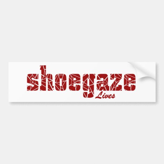 Shoegaze Lives Bumpersticker (Voorkant)