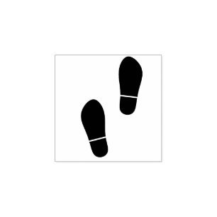 Shoeprint rubberen stempel, schoenprint rubberen s 	rubberstempel